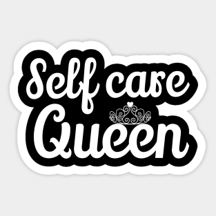 Self Care Queen Mental Health Awareness Sticker